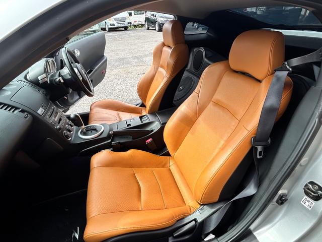 フェアレディZ バージョンT フロアオートマ レザーシート パワーシート 純正CDプレーヤー 純正アルミホイール シートヒーター キーレスエントリー ETC HID(24枚目)