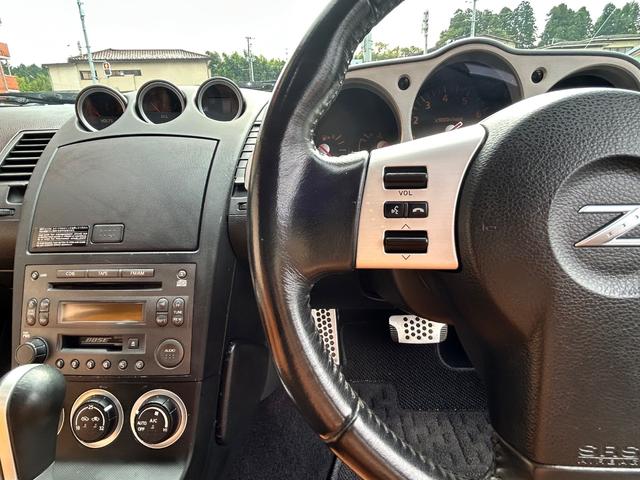 フェアレディZ バージョンT フロアオートマ レザーシート パワーシート 純正CDプレーヤー 純正アルミホイール シートヒーター キーレスエントリー ETC HID(29枚目)