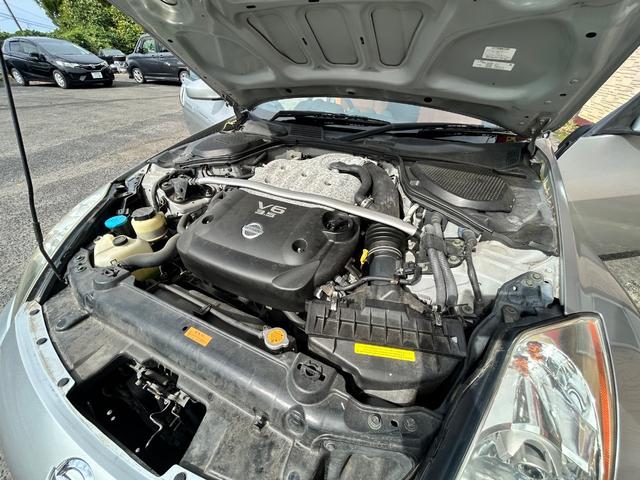 フェアレディZ バージョンT フロアオートマ レザーシート パワーシート 純正CDプレーヤー 純正アルミホイール シートヒーター キーレスエントリー ETC HID(34枚目)