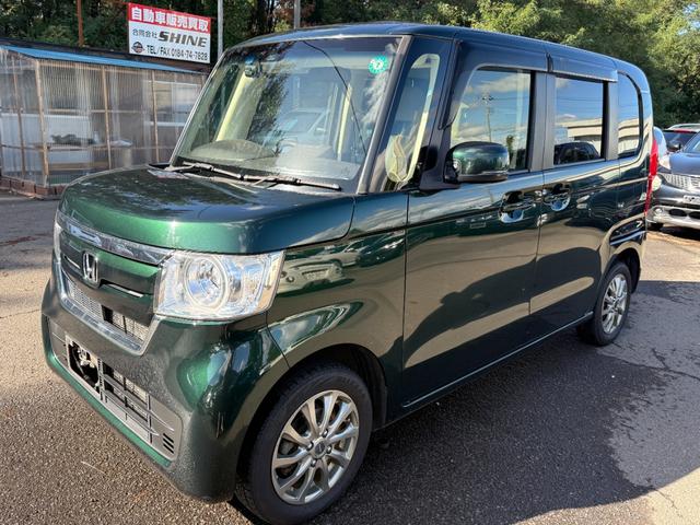 Ｎ－ＢＯＸカスタム ４ＷＤ　Ｇ・ＥＸターボホンダセンシング　ＣＤ／ＤＶＤ、ＥＴＣ、ＴＶワンセグ、２個スマ－トキ－、キ－レスエントリー、バックカメラ、ＢＬＵＥＴＯＯＴＨ、両側電動スライドドア、衝突被害軽減システム、レーンアシスト（2枚目）