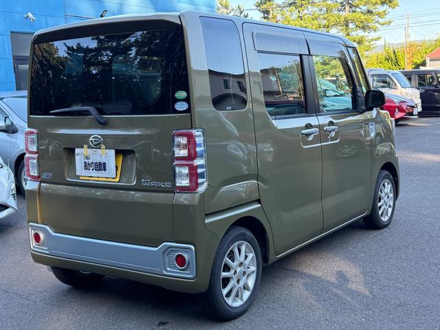 ウェイク ４ＷＤ　Ｌ　ＣＤ／ＤＶＤ、キーレスエントリー、スマートキー、アイドリングストップ、純正ナビ、バックカメラ、両側スライド・片側電動、ＴＶワンセグ、ＢＬＵＥＴＯＯＴＨ、アルミホイール付き、衝突被害軽減システム（7枚目）