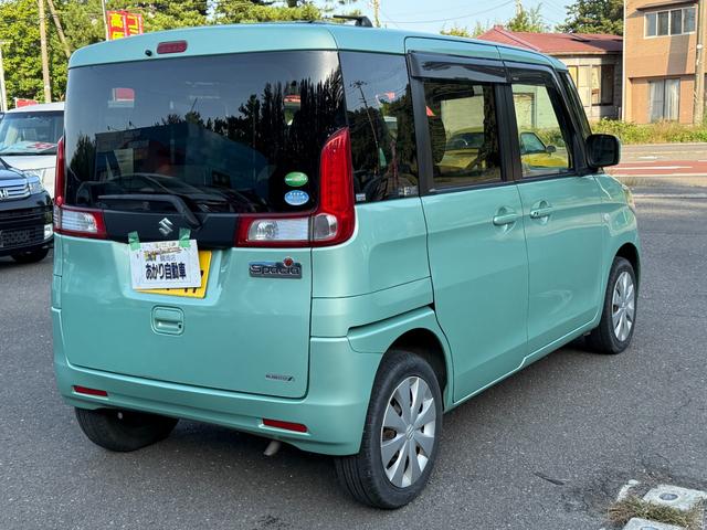 スペーシア ４ＷＤ　Ｘ　ＣＤ／ＤＶＤ、スマ－トキ－２個、両側スライド・片側電動、アイドリングストップ、シートヒーター、電動格納ミラー（9枚目）