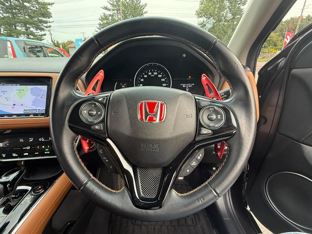 ヴェゼル 4WD ハイブリッドZ・ホンダセンシング MUGENエアロ、純正品あり、HDD ナビー、CD/DVD、LEDオートライト、スマトーキ,クルーズコントロール、サイドエアバッグ(13枚目)