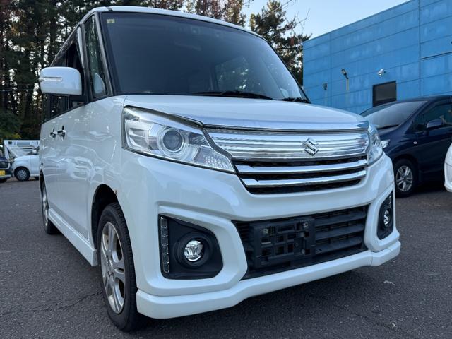 スペーシアカスタム ４ＷＤ　ＸＳ　デュアルカメラブレーキサポート装着車　衝突被害軽減システム、キーレスエントリー、スマートキー、アイドリングストップ、両側電動スライドドア、ＨＩＤオートライト、シ－トヒータ、アルミホイール付き（35枚目）