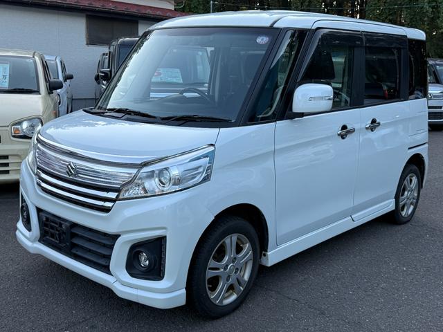スペーシアカスタム ４ＷＤ　ＸＳ　デュアルカメラブレーキサポート装着車　衝突被害軽減システム、キーレスエントリー、スマートキー、アイドリングストップ、両側電動スライドドア、ＨＩＤオートライト、シ－トヒータ、アルミホイール付き（46枚目）