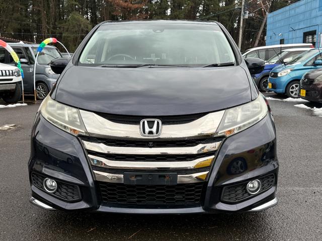 オデッセイ アブソルート・Xホンダセンシングアドバンスドパッケジ HDDナビ、CD/DVD、ETC、TVフルセグ、アイドリングストップ、レーンアシスト、バックカメラ、全周囲カメラ、両側電動スライドドア、3列シート、ハーフレザーシート(5枚目)