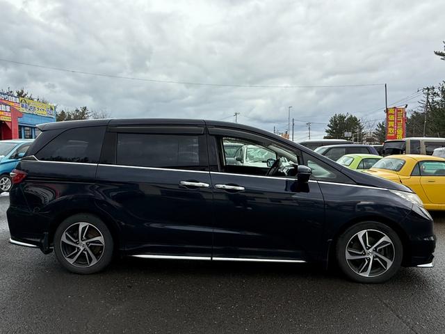 オデッセイ アブソルート・Xホンダセンシングアドバンスドパッケジ HDDナビ、CD/DVD、ETC、TVフルセグ、アイドリングストップ、レーンアシスト、バックカメラ、全周囲カメラ、両側電動スライドドア、3列シート、ハーフレザーシート(6枚目)