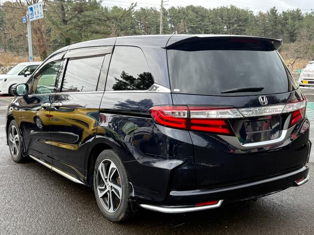 オデッセイ アブソルート・Xホンダセンシングアドバンスドパッケジ HDDナビ、CD/DVD、ETC、TVフルセグ、アイドリングストップ、レーンアシスト、バックカメラ、全周囲カメラ、両側電動スライドドア、3列シート、ハーフレザーシート(8枚目)