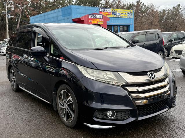 オデッセイ アブソルート・Xホンダセンシングアドバンスドパッケジ HDDナビ、CD/DVD、ETC、TVフルセグ、アイドリングストップ、レーンアシスト、バックカメラ、全周囲カメラ、両側電動スライドドア、3列シート、ハーフレザーシート(10枚目)