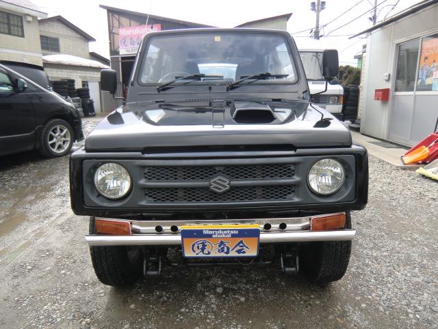 ワイルドウインドリミテッド 4WD オートマ 全塗装済 革調シートカバー エンジンスターター付 純正パワーウインドウ付(左右モーターオーバーホール済) 天張り張替済 タイベル交換済み ターピン新品(2枚目)