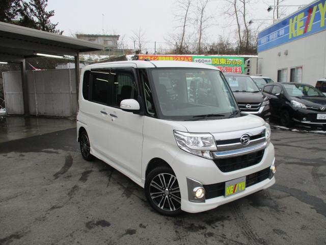 カスタムRS スマートセレクションSA 4WD 寒冷地仕様 禁煙 衝突軽減サポート 両側電動スライドドア 純正SDナビ&バックカメラ&1セグTV&DVD再生&ブルートゥース&HDMI接続 ETC LEDヘッドライト&フォグ スマートキー 純正アルミホイール(19枚目)