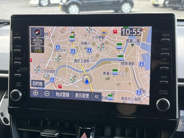 カローラクロス ハイブリッド　Ｚ　４ＷＤ■パノラマルーフ■モデリスタエアロ■　衝突軽減サポート／レーダークルーズ／レーンアシスト／９インチナビ／アラウンドビュー／バックカメラ／ブルートゥース／地デジ／ＥＴＣ２．０／電動ハーフレザー／ＬＥＤヘッドライト／フォグ／純正アルミ（7枚目）