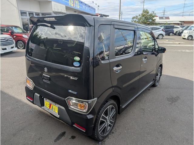 ワゴンＲスティングレー ハイブリッドＴ　４ＷＤ■寒冷地仕様■禁煙車■エンスタ付き■　衝突軽減サポート／誤発進抑制機能／レーンアシスト／オートクルーズ／シートヒーター／ＬＥＤオートハイビーム／社外ナビ／バックカメラ／フルセグＴＶ／ＤＶＤ再生／ブルートゥースオーディオ／ＥＴＣ（45枚目）
