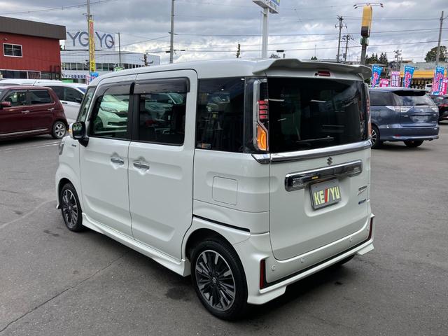 スペーシアカスタム ハイブリッドＸＳターボ　４ＷＤ■寒冷地仕様■禁煙車■金沢仕入　■新品ナビ取付■衝突軽減サポート／前後誤発進抑制機能／レーンアシスト／追従クルーズ／コーナーセンサー／両側電動スライドドア／シートヒーター／オートハイビーム／フルセグＴＶ／ＢＴオーディオ／ＤＶＤ再生（45枚目）