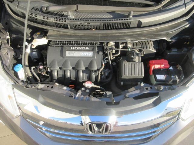 フリードハイブリッド ジャストセレクション 純正ナビ/フルセグTV/バックカメラ/ドライブレコーダー/ETC/スマートキー/HIDヘッドライト/オートライト/両側電動スライドドア/社外アルミホイール/電動格納ミラー(37枚目)