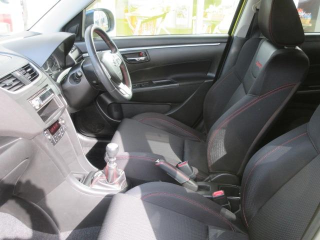 スイフトスポーツ ベースグレード 6速MT車/ETC/プッシュスタート/スマートキー/HIDヘッドライト/オートライト/フォグライト/電動格納ミラー/社外アルミホイール(12枚目)