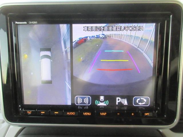 スペーシア ハイブリッドＸ　純正ナビ／フルセグＴＶ／全周囲カメラ／ＥＴＣ／シートヒーター／プッシュスタート／スマートキー／ステアリングスイッチ／オートライト／ヘッドライトレベライザー／両側電動スライドドア／純正アルミホイール（21枚目）