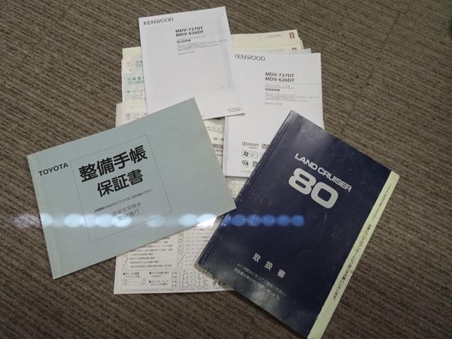 ランドクルーザー80 GX HZJ81V 後期型純正ナロー リア観音ドア グレーメタリック 輸出仕様 5速マニュアル パートタイム4WD 3インチリフトUP PW集中ドアロック 前後バンパーサイドSラプターライナー新品255MT(28枚目)