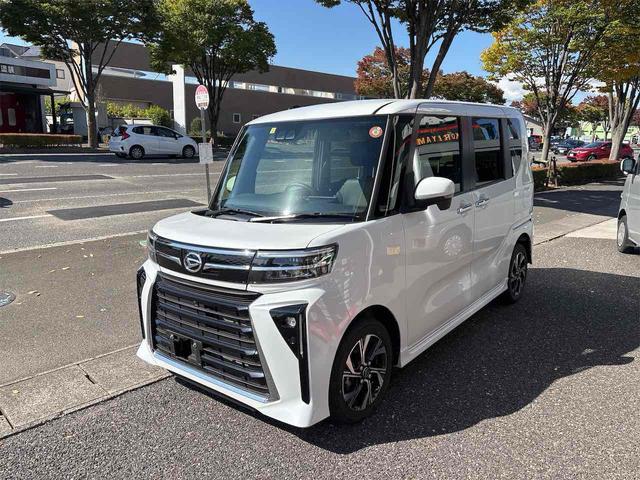 タント カスタムＸ　ＥＴＣ　全方位カメラ　両側電動スライド　ディスプレイオーディオ　ＴＶ　クリアランスソナー　オートクルーズコントロール　衝突被害軽減システム　オートライトＬＥＤランプ　ＨＤＭＩ接続　エンジンスターター（7枚目）