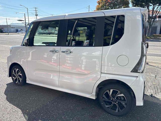 タント カスタムＸ　ＥＴＣ　全方位カメラ　両側電動スライド　ディスプレイオーディオ　ＴＶ　クリアランスソナー　オートクルーズコントロール　衝突被害軽減システム　オートライトＬＥＤランプ　ＨＤＭＩ接続　エンジンスターター（8枚目）