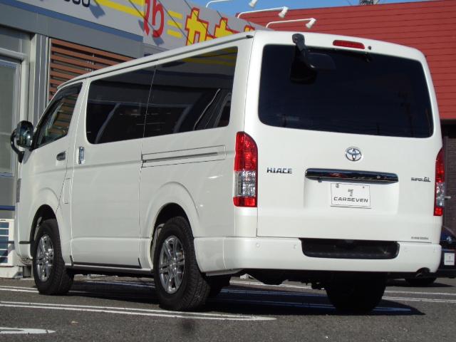 ハイエースバン ロングスーパーGL 4WD バックカメラ ナビ TV クリアランスソナー レーンアシスト 衝突被害軽減システム 両側スライドドア オートマチックハイビーム オートライト スマートキー 電動格納ミラー AT アルミホイール(17枚目)