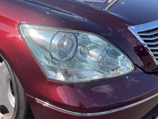 セルシオ ｅＲ仕様　マルチ　サンルーフ　革シート　ＯＺオペラ１９ＡＷ　社外車検対応マフラー　社外ＫＡＺＳＵＳエアサス　オートクルーズコントロール　ナビ　ＨＩＤ　スマートキー　盗難防止システム（24枚目）