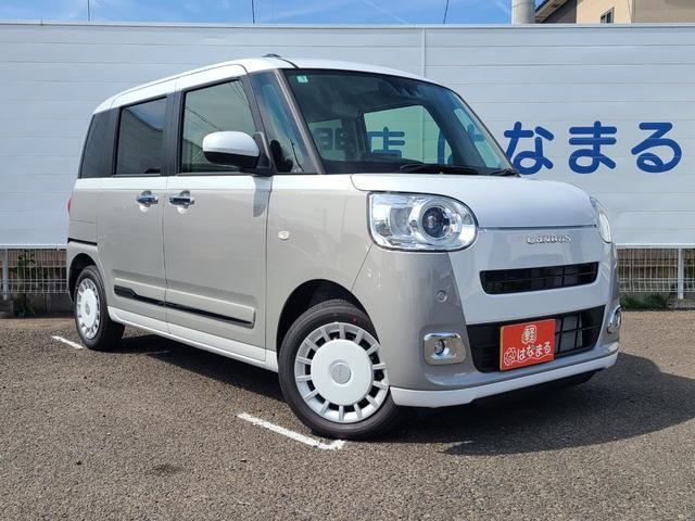 ムーヴキャンバス ストライプスG ☆届出済未使用車☆ 両側電動スライドドア☆バックカメラ☆9インチディスプレイオーディオ☆Bluetooth☆シートヒーター☆障害物センサー☆衝突被害軽減システム(5枚目)