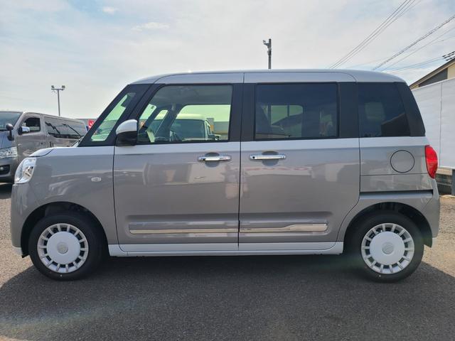 ムーヴキャンバス ストライプスG ☆届出済未使用車☆ 両側電動スライドドア☆バックカメラ☆9インチディスプレイオーディオ☆Bluetooth☆シートヒーター☆障害物センサー☆衝突被害軽減システム(7枚目)