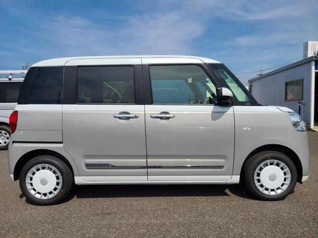 ムーヴキャンバス ストライプスG ☆届出済未使用車☆ 両側電動スライドドア☆バックカメラ☆9インチディスプレイオーディオ☆Bluetooth☆シートヒーター☆障害物センサー☆衝突被害軽減システム(9枚目)