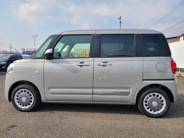 ムーヴキャンバス セオリーG ☆届出済未使用車☆ 両側電動スライドドア☆9インチディスプレイオーディオ☆バックカメラ☆Bluetooth☆シートヒーター☆衝突被害軽減システム☆障害物センサー☆LEDヘッドランプ(7枚目)