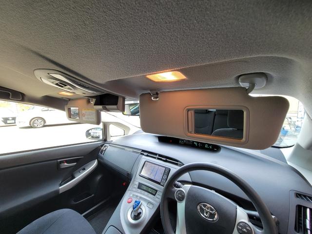 プリウス Ｓ　保証付　禁煙車　後期型　純正ナビ　フルセグＴＶ　Ｂモニター　ビルトインＥＴＣ　ＨＩＤヘッドライト　フロントフォグランプ　オートライト　スマートキー　プッシュスタート　純正１５ＡＷ（40枚目）