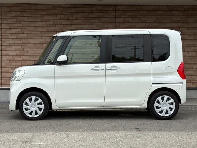 タント Ｌ　ＳＡＩＩ　保証付　禁煙車　両側スライドドア　衝突軽減ブレーキ　ナビ　地デジＴＶ　Ｂカメラ　Ｂｌｕｅｔｏｏｔｈ　ＥＴＣ　Ａ－ＳＴＯＰ　横滑り防止　キーレス　純正ホイール（6枚目）