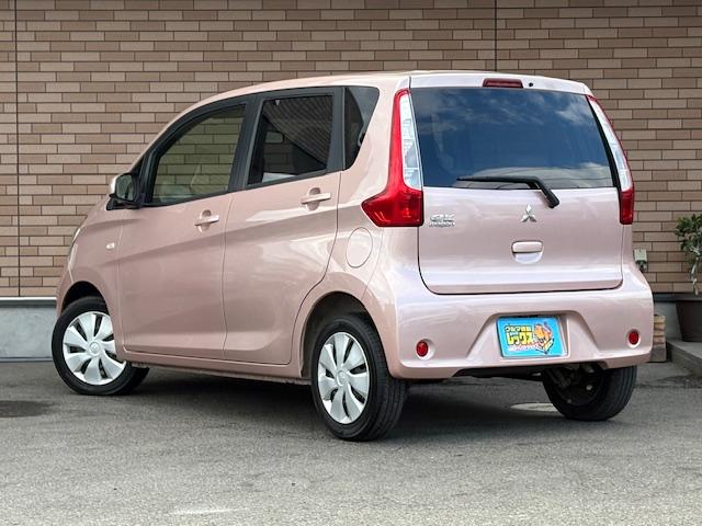 ｅＫワゴン Ｍ　保証付　禁煙車　走行５．３万ｋｍ　純正オーディオ　キーレス　アイドリングストップ　純正１４ホイール　ベンチシート　オートエアコン（8枚目）