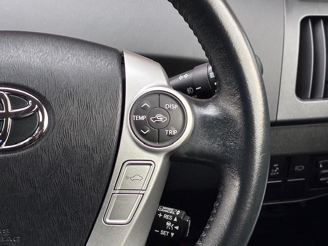 プリウス Ｇツーリングセレクションレザーパッケージ　保証付　禁煙車　純正ナビ　フルセグ　Ｂモニター　Ｂｌｕｅｔｏｏｔｈ　本革シート　ビルトインＥＴＣ　シートヒーター　電動シート　追従型クルコン　ＬＥＤライト　プリクラッシュ　スマートキ―　純正１７ＡＷ（14枚目）