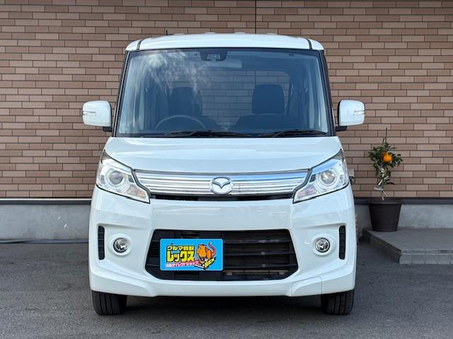 フレアワゴンカスタムスタイル ＸＴ　保証付　禁煙車　ターボ車　両側電動スライドドア　衝突軽減ブレーキ　ナビ　ＴＶ　Ｂカメラ　スマートキー　プッシュスタート　ビルトインＥＴＣ　ＬＥＤグリルイルミネーション　純正１５インチＡＷ（2枚目）