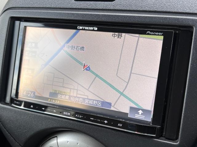 マーチ １２Ｇ　保証付　禁煙車　外品ナビ　地デジＴＶ　スマートキー　プッシュスタート　ＥＴＣ　Ａ－ＳＴＯＰ　オートエアコン　オートライト　純正ホイール（15枚目）