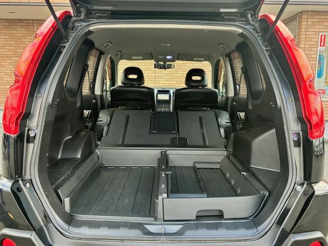 エクストレイル 20Xtt 保証付 禁煙車 4WD 外品ナビ フルセグTV Bモニター スマートキー クルコン シートヒーター カプロンシート HID オートライト 横滑り防止 ETC ルーフレール 純正17インチAW(38枚目)