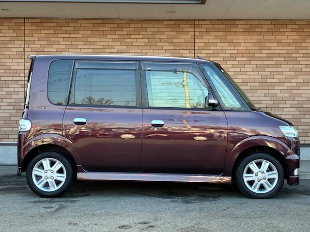 タント カスタムＶＳターボ　アウトレットカー　禁煙車　ターボ車　外品ナビ　Ｂモニター　ＥＴＣ　ハーフレザーシート　ＨＩＤヘッドライト　ＭＯＭＯステアリング　スマートキ―　純正１４ＡＷ（7枚目）