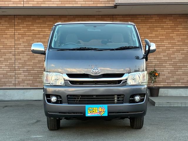 ハイエースバン ロングスーパーGL 保証付 禁煙車 4WD ディーゼル ターボ 純正ナビ TV Bモニター Bluetooth サーキュレーター ETC 外品15AW(2枚目)