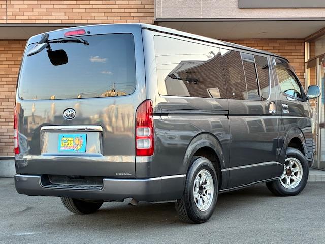 ハイエースバン ロングスーパーGL 保証付 禁煙車 4WD ディーゼル ターボ 純正ナビ TV Bモニター Bluetooth サーキュレーター ETC 外品15AW(8枚目)