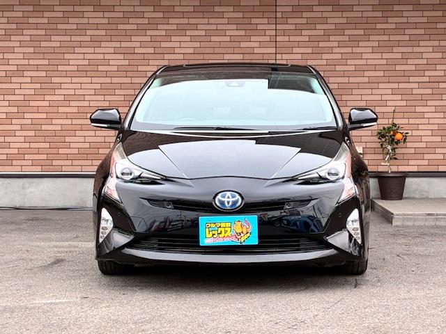 プリウス Aプレミアム 保証付 禁煙車 サンルーフ 黒革 衝突軽減ブレーキ 純正9型ナビ フルセグ Bカメラ Bluetooth BSM 追従型クルコン HUD 電動シート LED スマートキ― Pアシスト 純正ドラレコ(2枚目)