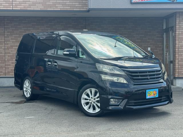 ヴェルファイア 2.4Z 保証付 禁煙車 8人乗 サンルーフ プレミアムサウンド エアロ 両側電動スライドドア 純正ナビ フルセグ Bモニター 後席モニター ETC HID クリソナ フルフラット スマートキ― 純正18AW(6枚目)