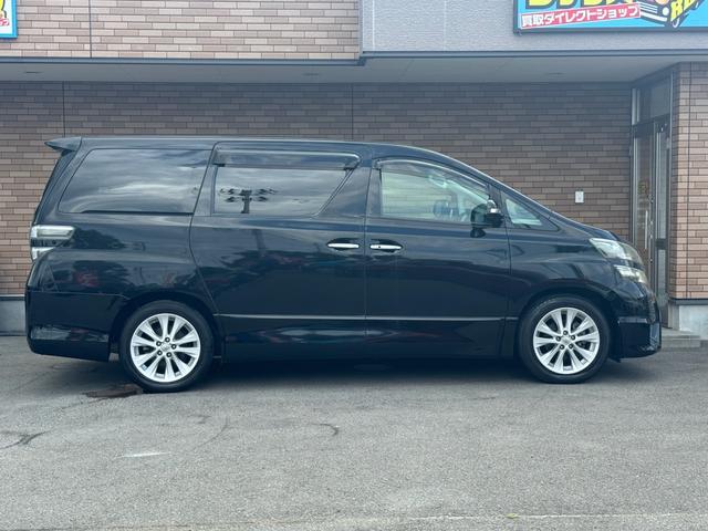 ヴェルファイア 2.4Z 保証付 禁煙車 8人乗 サンルーフ プレミアムサウンド エアロ 両側電動スライドドア 純正ナビ フルセグ Bモニター 後席モニター ETC HID クリソナ フルフラット スマートキ― 純正18AW(7枚目)