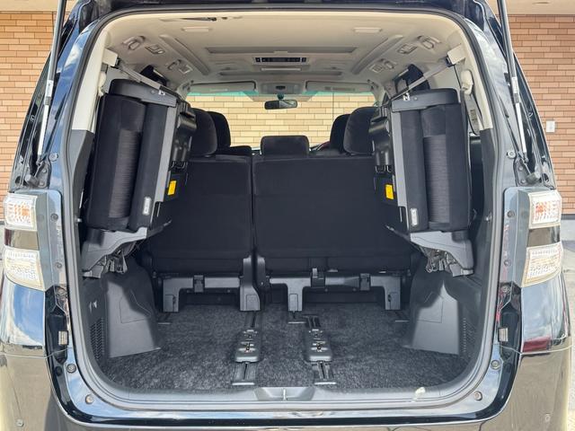 ヴェルファイア 2.4Z 保証付 禁煙車 8人乗 サンルーフ プレミアムサウンド エアロ 両側電動スライドドア 純正ナビ フルセグ Bモニター 後席モニター ETC HID クリソナ フルフラット スマートキ― 純正18AW(42枚目)