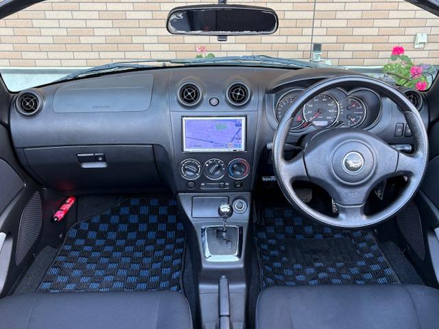 コペン アクティブトップ 保証付 禁煙車 ターボ車 電動ルーフ 純正ナビ 地デジTV キーレスキー HIDヘッドライト シートヒーター ETC エンジンスターター 純正15インチAW(11枚目)