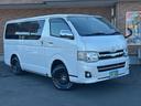 ハイエースバン ロングスーパーＧＬ　保証付　禁煙車　４ＷＤ　軽油　ターボ　寒冷地仕様　ホワイトレタータイヤ　純正ナビ　地デジＴＶ　Ｂモニター　ＥＴＣ　ＬＥＤライト　フォグランプ　キーレスキー　サーキュレーター（6枚目）