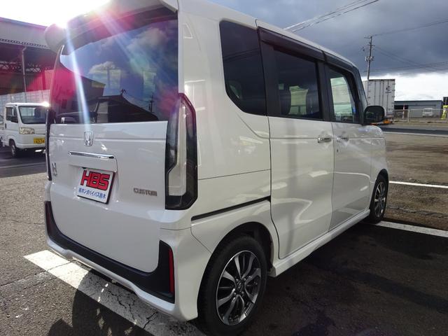 N-BOXカスタム 両側パワースライドドア 9インチナビTV Bluetooth バックカメラ ドライブレコーダー ETC 純正アルミホイール(3枚目)