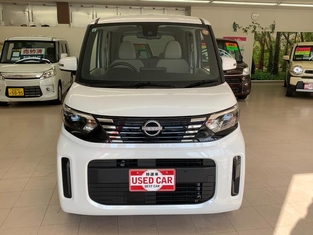 ルークス Ｘ　４ＷＤ　ナビ　Ｂｌｕｅｔｏｏｔｈ　アラウンドビューモニター　衝突軽減ブレーキ　コーナーセンサー　片側電動スライド　ステアリングヒーター　シートヒーター　オートライト　禁煙車　レンタアップ（3枚目）