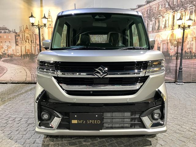 スペーシアカスタム ハイブリッドＸＳターボ　４ＷＤ　全方位モニター付９インチメモリーナビ　スズキセーフティサポート　スズキコネクト対応機　電動パーキングブレーキ　ブレーキホールド　アダプティブクルーズコントロールハイビームアシスト（40枚目）