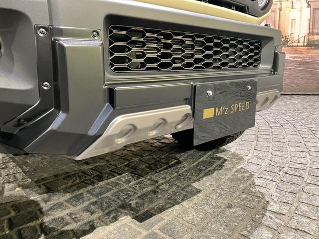 ジムニーシエラ ＪＣ　４型　５ＭＴ　エムズスピードコンプリートカー　ＺＥＵＳフロント・リアバンパーガード　ＺＥＵＳフロントグリル　１６インチ社外ホイール／ホワイトレタータイヤ　リヤパーキングセンサー　シートヒーター（22枚目）